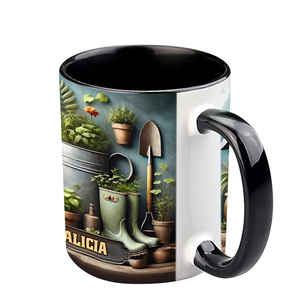 Green Garden - Personalized Gardening Accent Mug