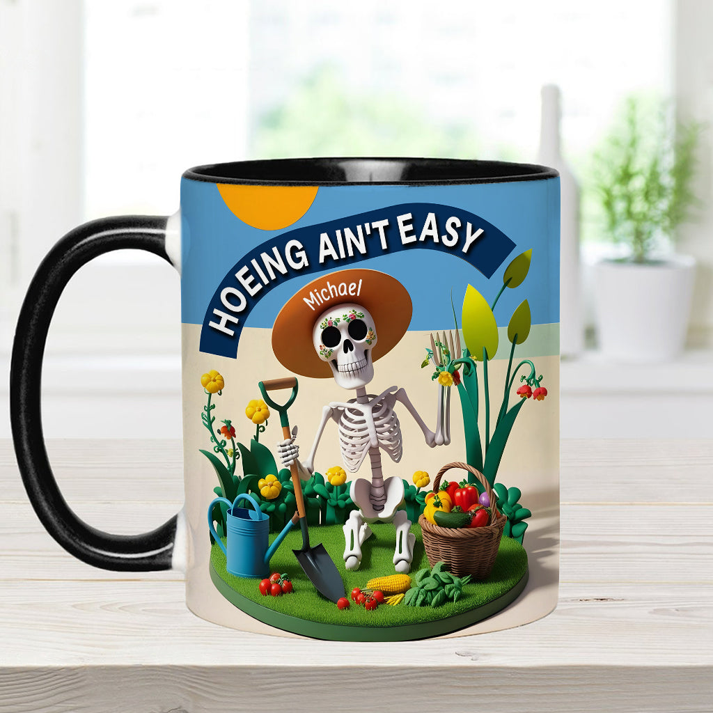 Jardiner, c'est pas facile ! - Mug personnalisé pour les passionnés de jardinage