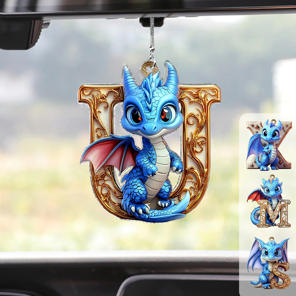 Charming Dragon - Personalized Dragon Car Ornament