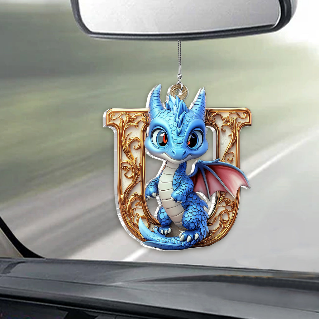 Charming Dragon - Personalized Dragon Car Ornament