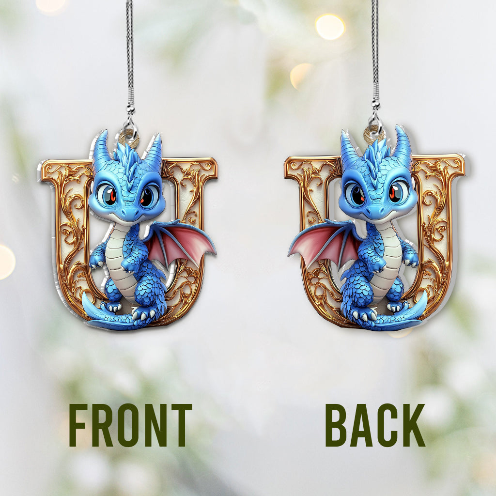 Charming Dragon - Personalized Dragon Car Ornament