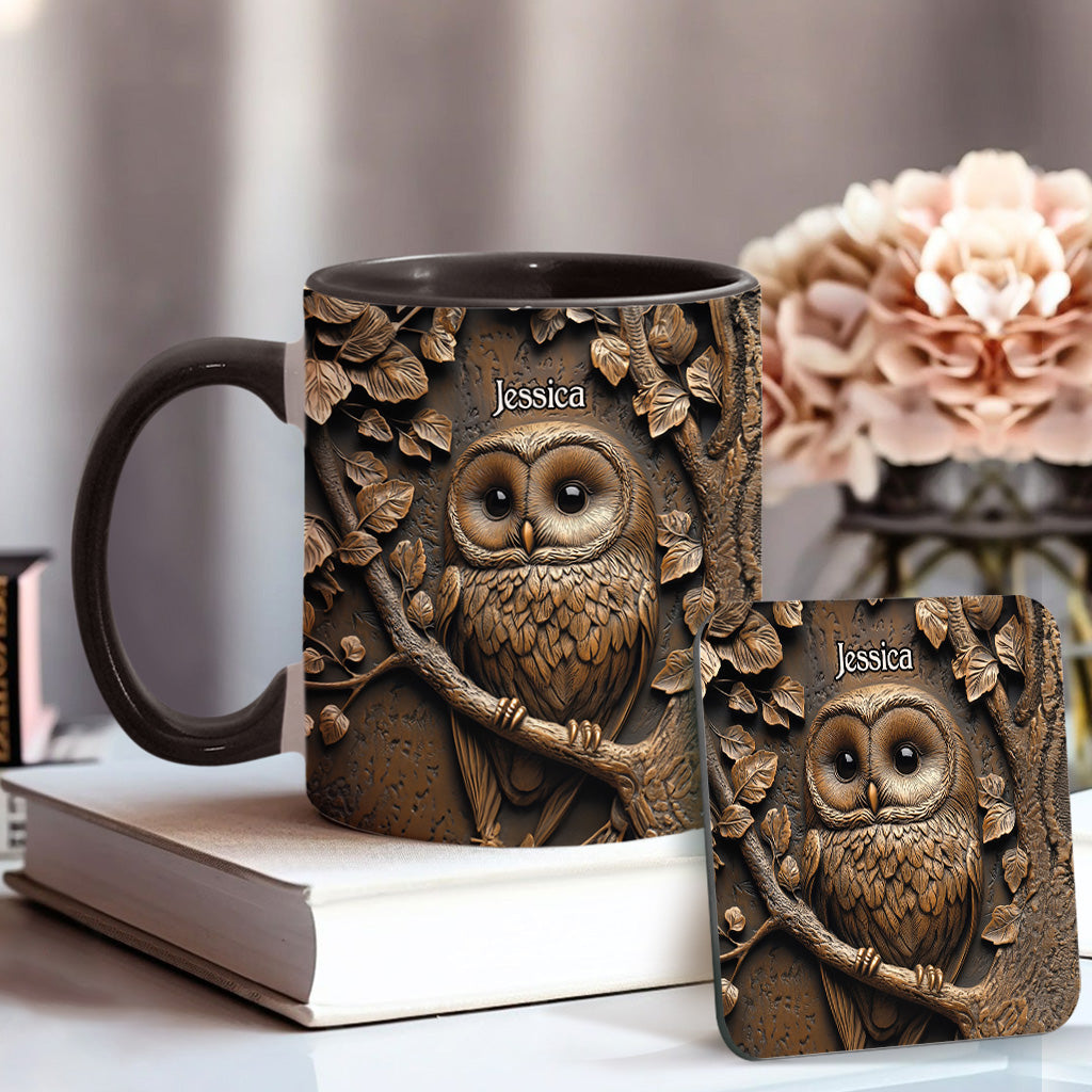 Mug personnalisé Hibou - Superbe tasse à motif hibou