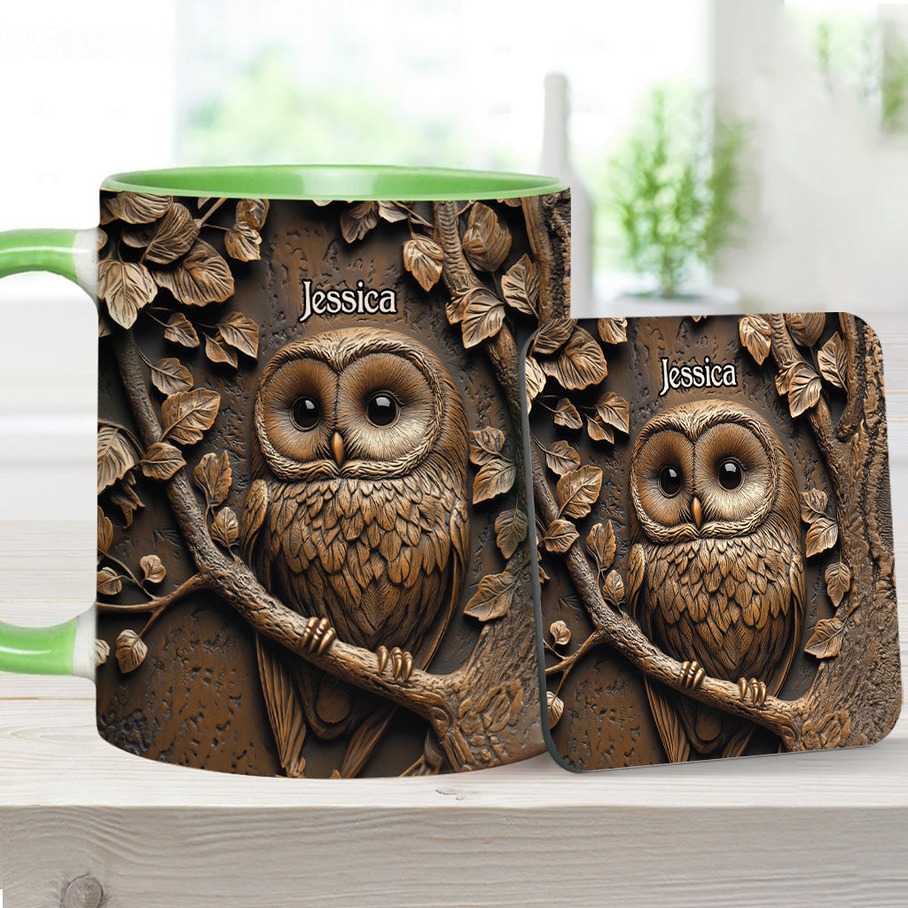Mug personnalisé Hibou - Superbe tasse à motif hibou