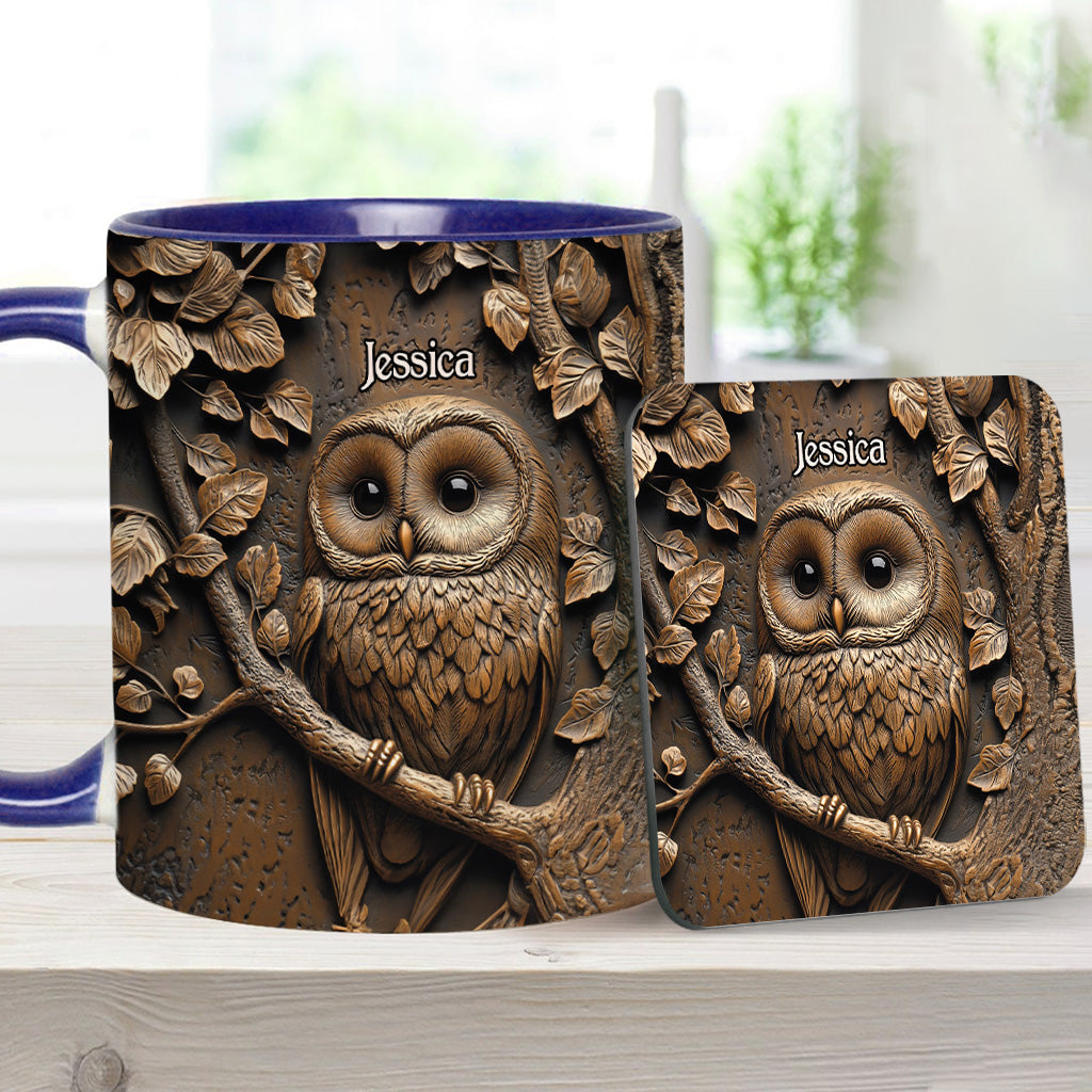 Mug personnalisé Hibou - Superbe tasse à motif hibou