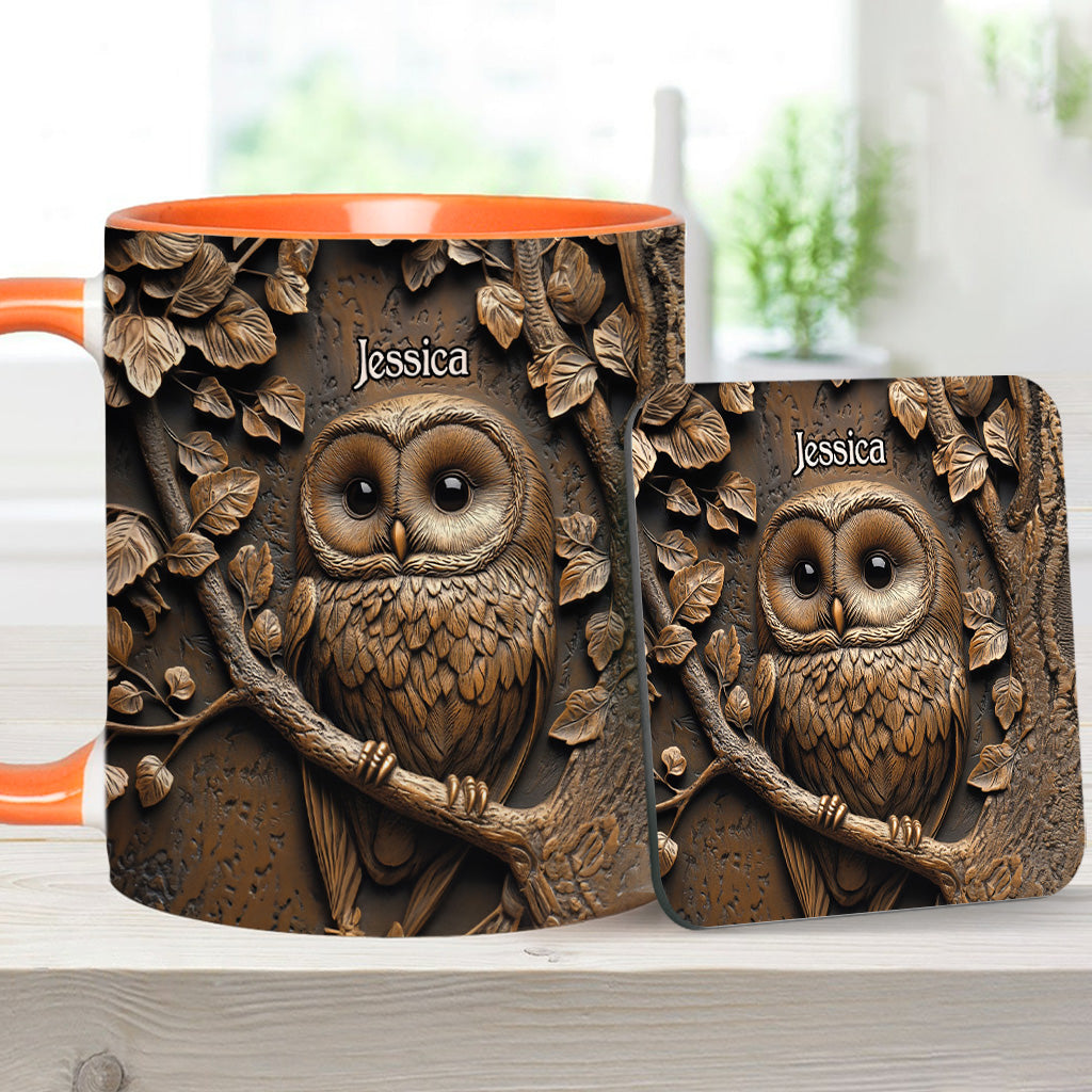 Mug personnalisé Hibou - Superbe tasse à motif hibou