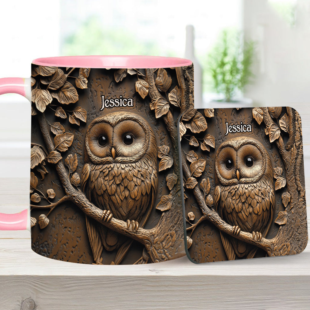 Mug personnalisé Hibou - Superbe tasse à motif hibou