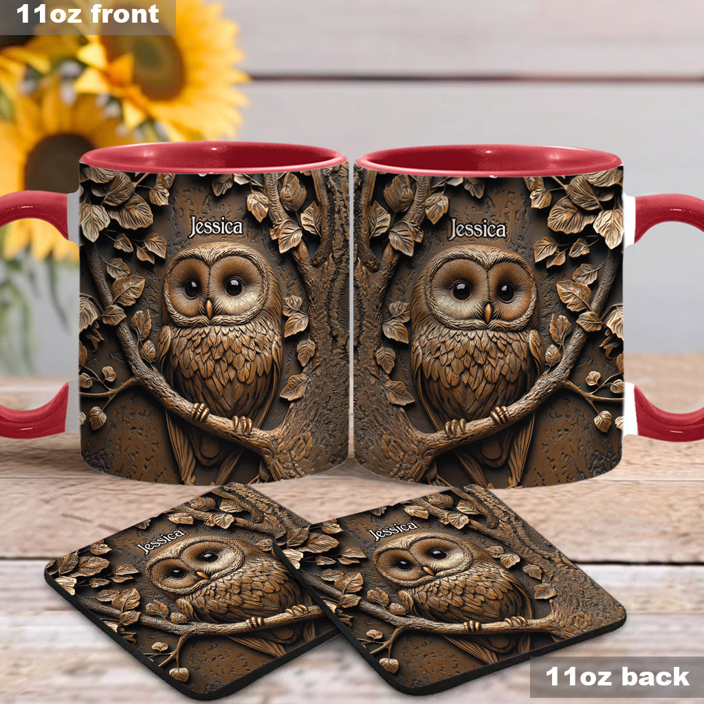 Mug personnalisé Hibou - Superbe tasse à motif hibou