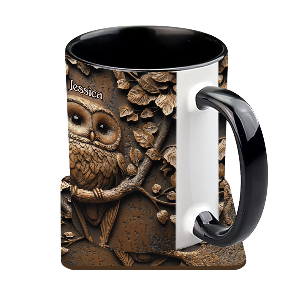 Mug personnalisé Hibou - Superbe tasse à motif hibou