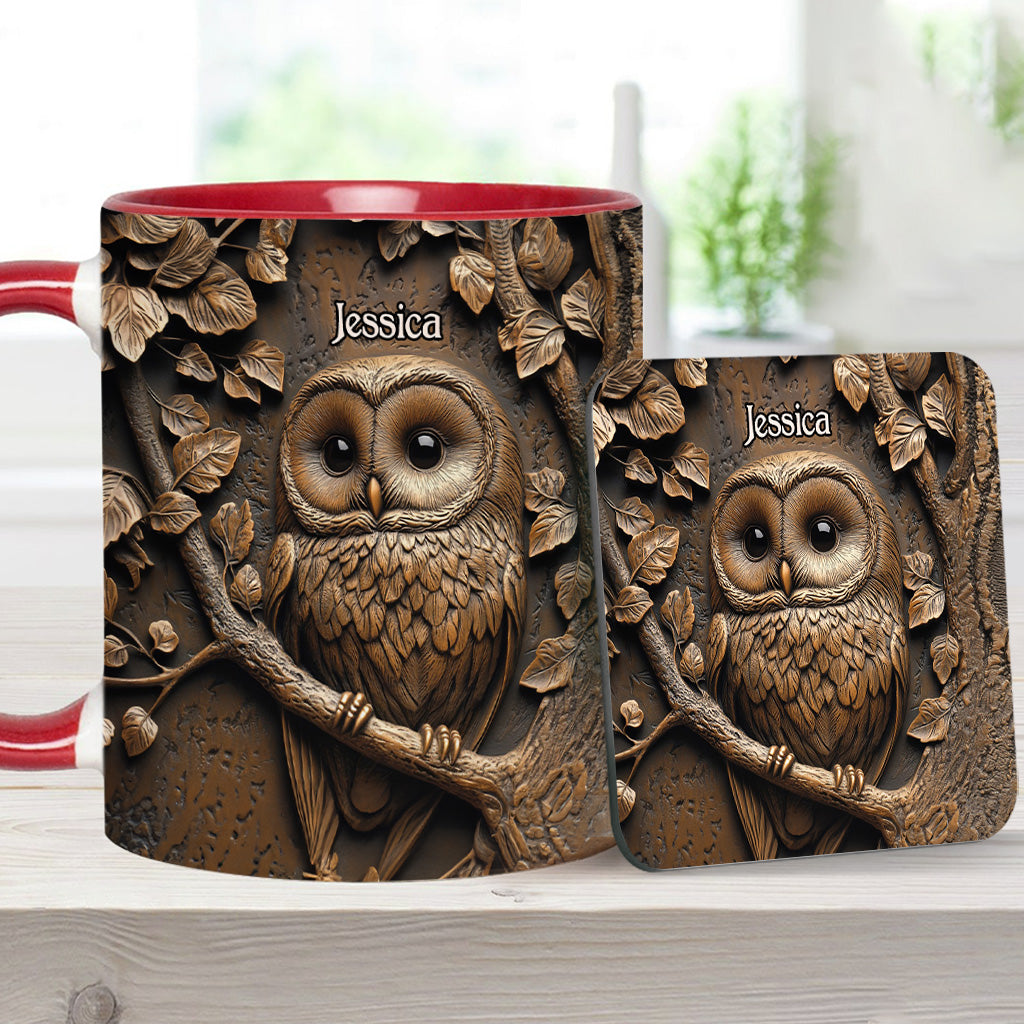 Mug personnalisé Hibou - Superbe tasse à motif hibou