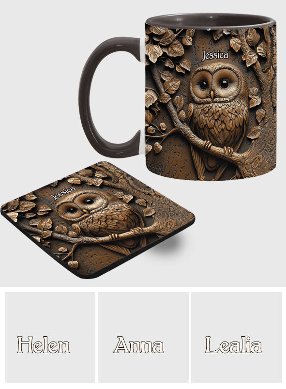 Mug personnalisé Hibou - Superbe tasse à motif hibou
