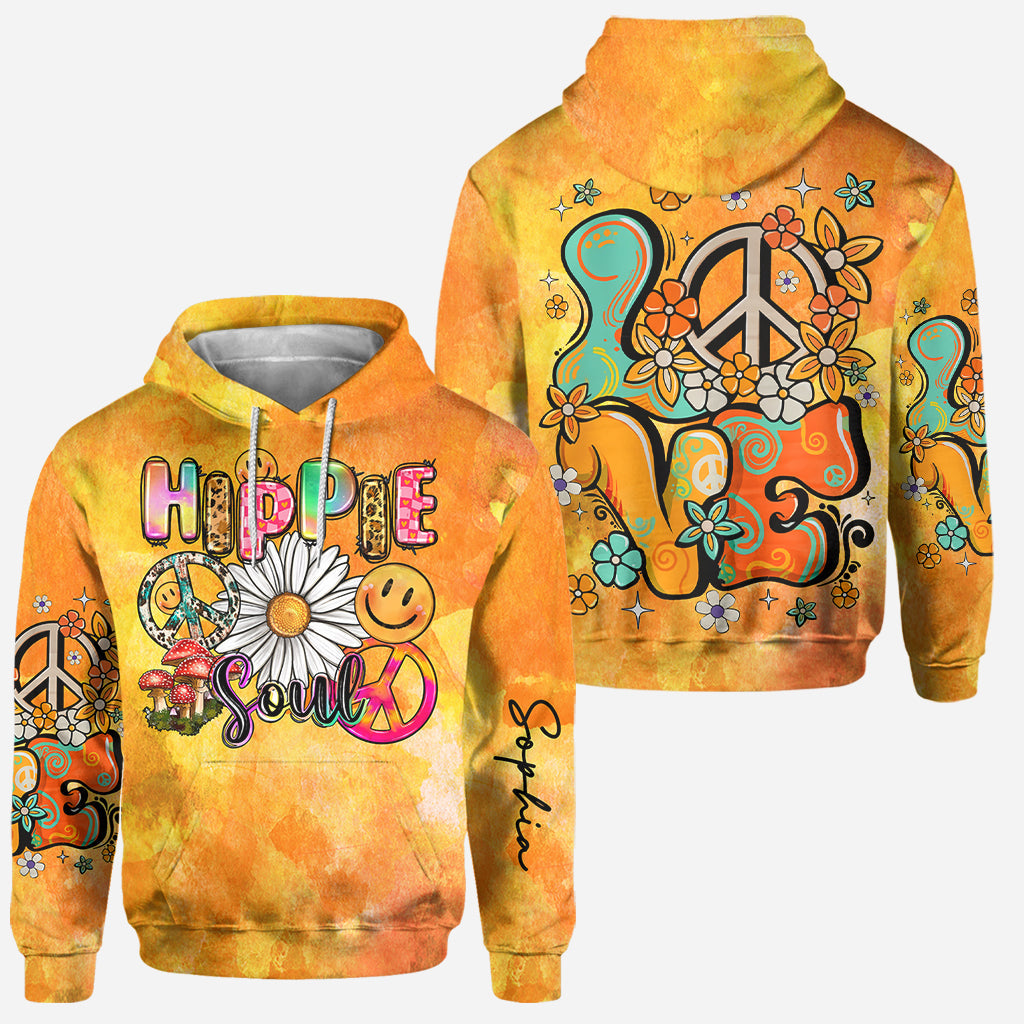 Hippie Soul - Sweat à capuche et legging hippie personnalisés