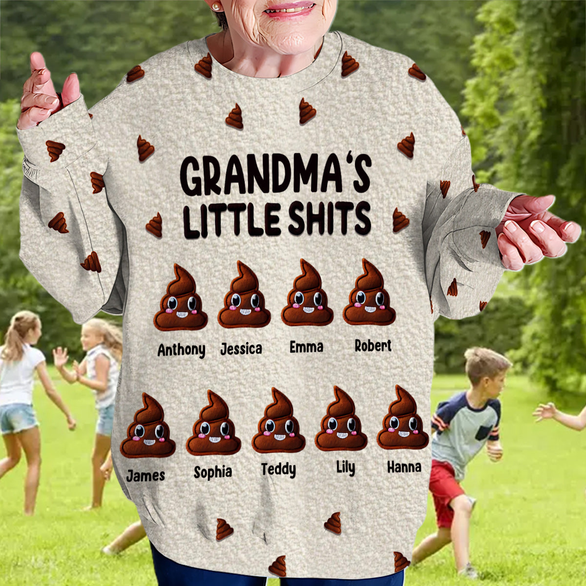 Les petits cons de grand-mère - T-shirt personnalisé « Grand-mère »