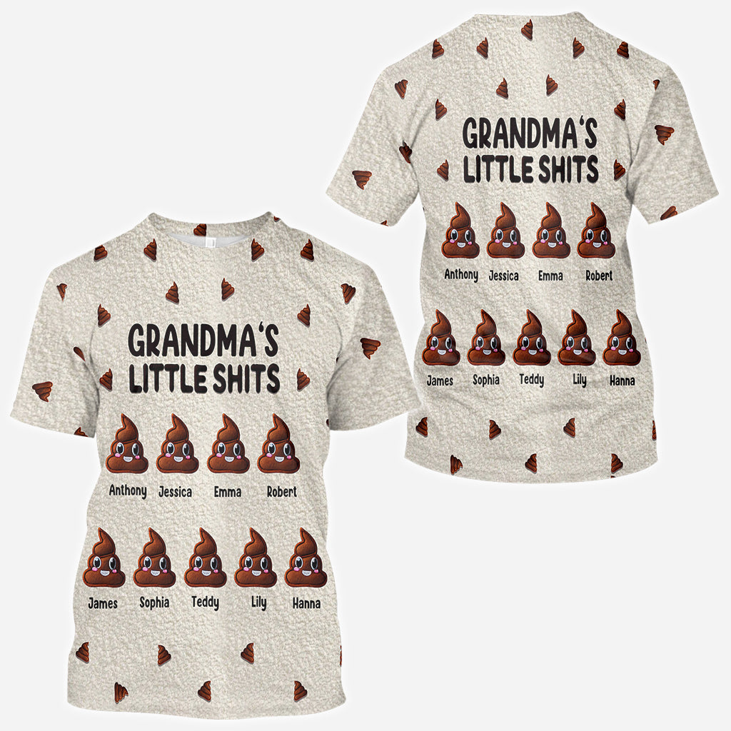 Les petits cons de grand-mère - T-shirt personnalisé « Grand-mère »