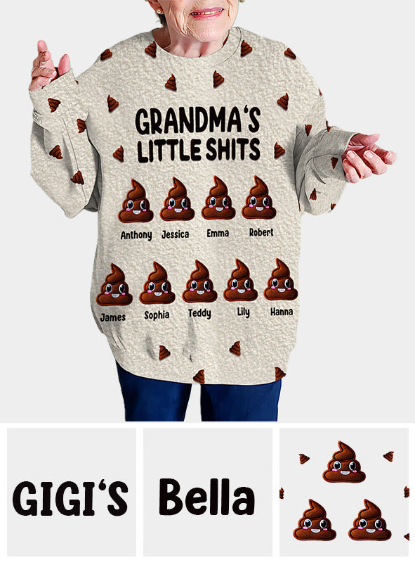 Les petits cons de grand-mère - T-shirt personnalisé « Grand-mère »