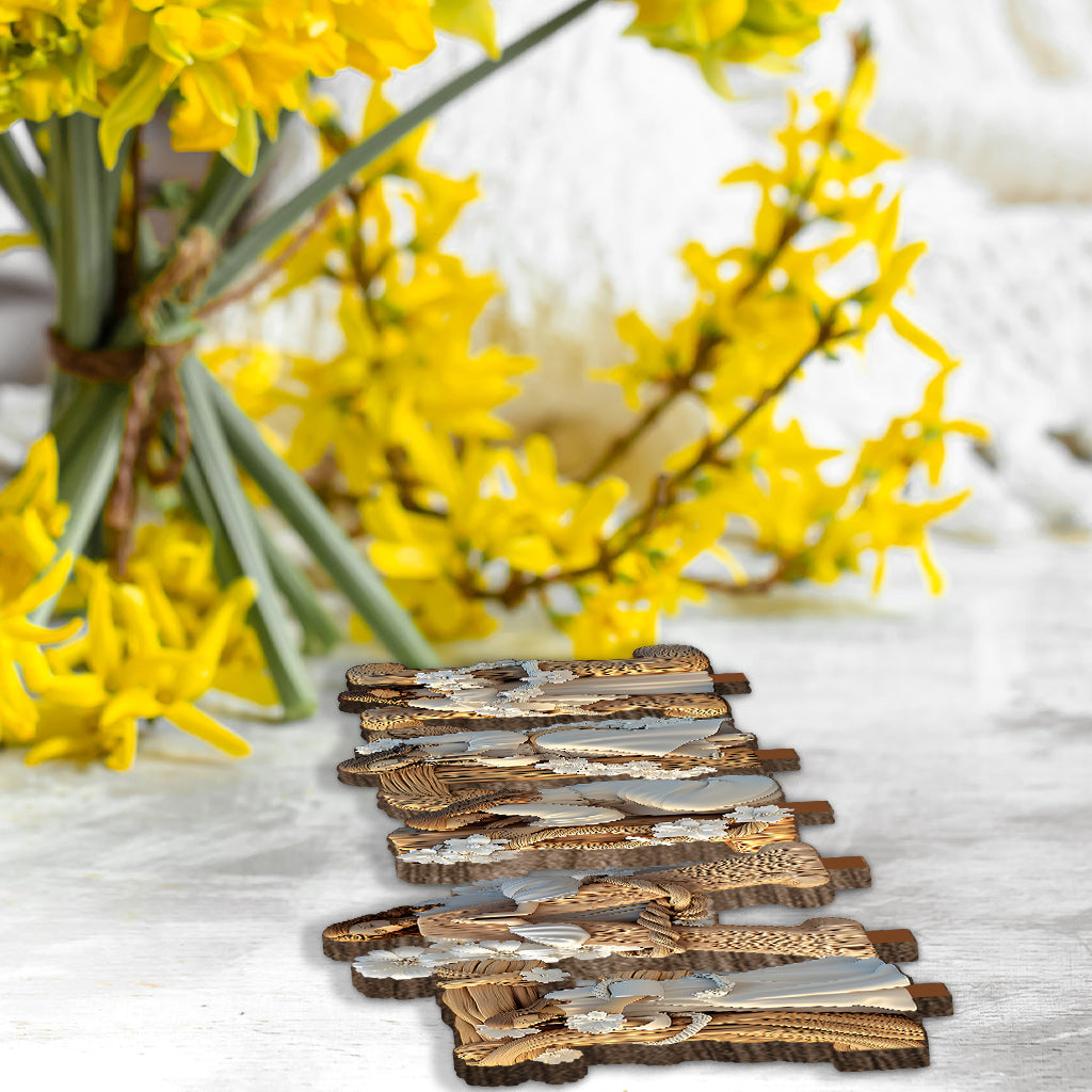 Sainte Famille - Décoration chrétienne personnalisée à un niveau, grand format, autoportante