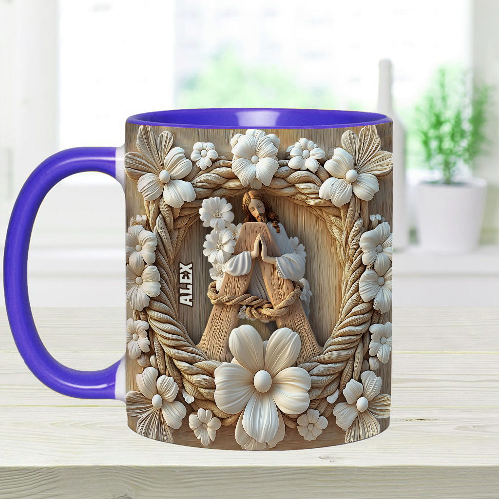 Faith Hope Love - Personalized Christian Accent Mug