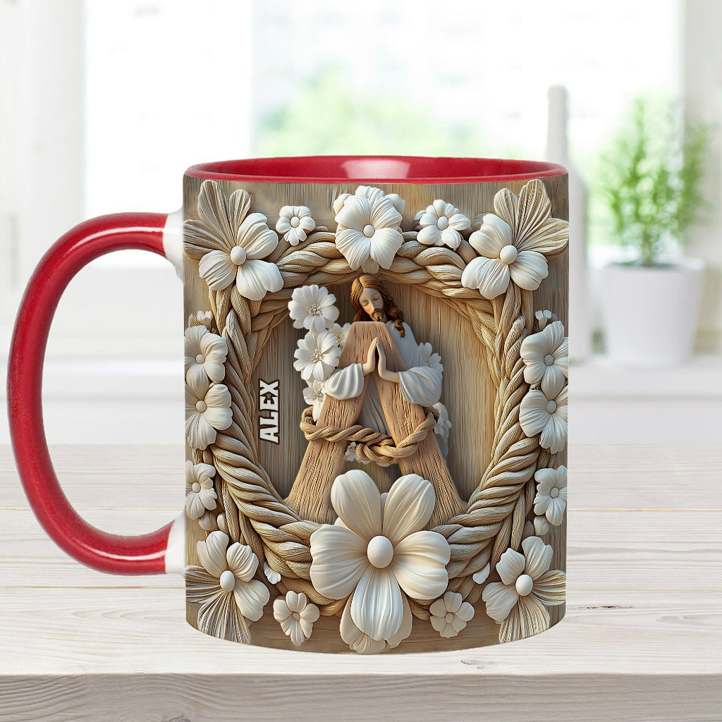 Faith Hope Love - Personalized Christian Accent Mug