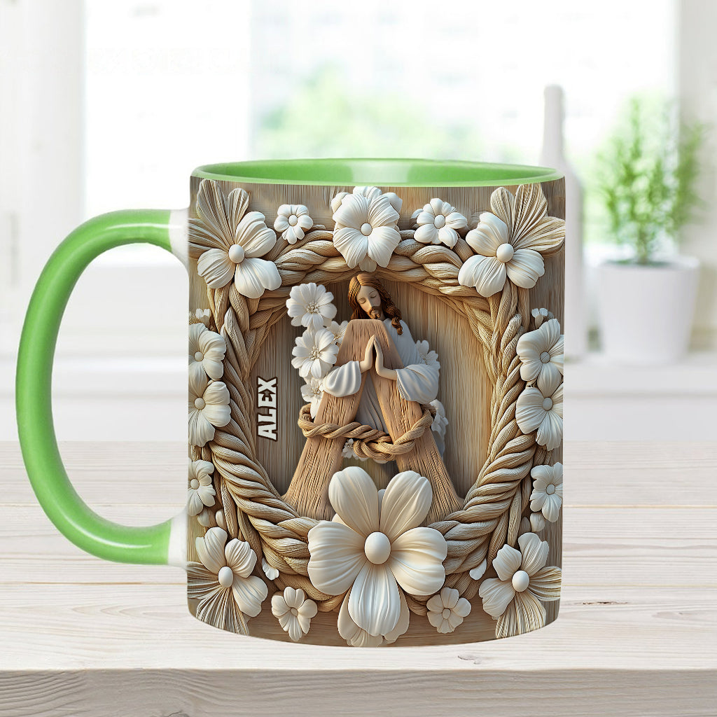Faith Hope Love - Personalized Christian Accent Mug