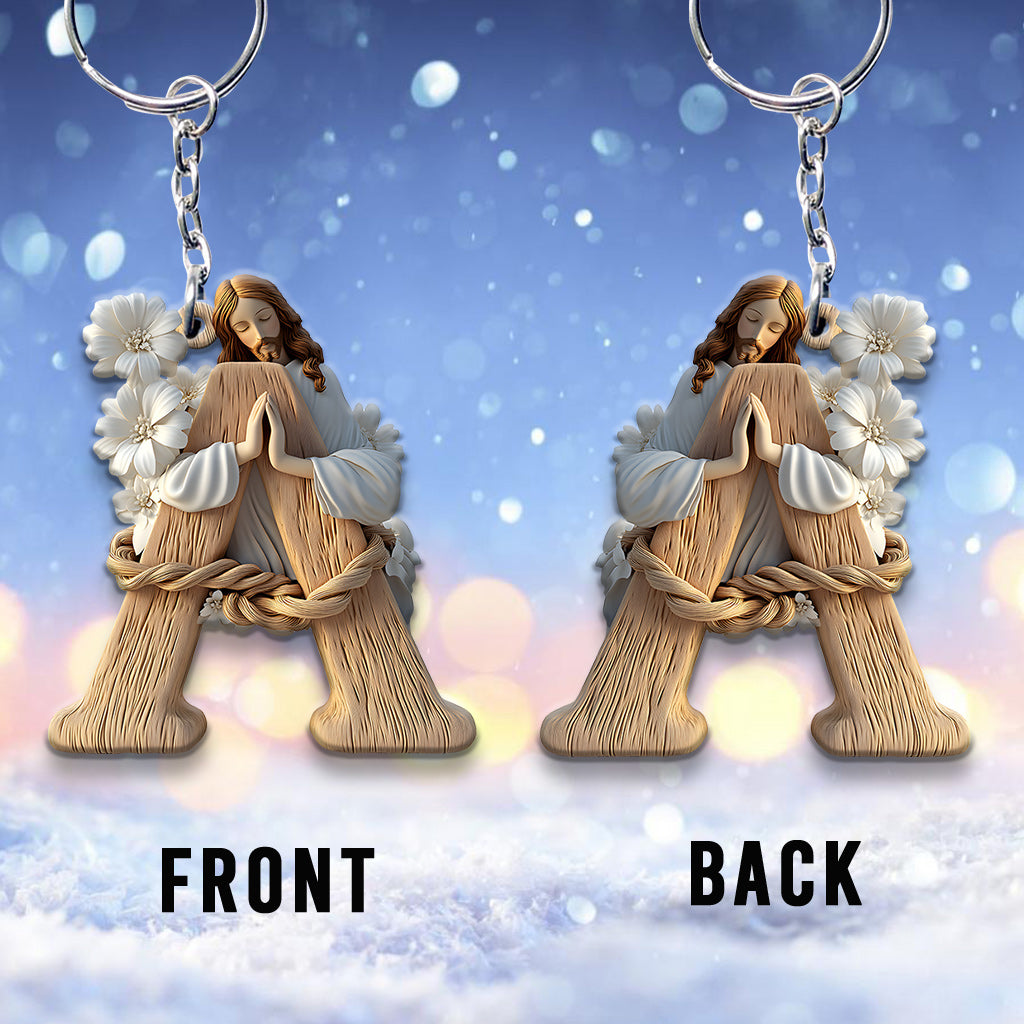 Lettre Sainte - Porte-clés chrétien personnalisé