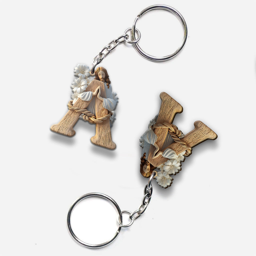 Lettre Sainte - Porte-clés chrétien personnalisé