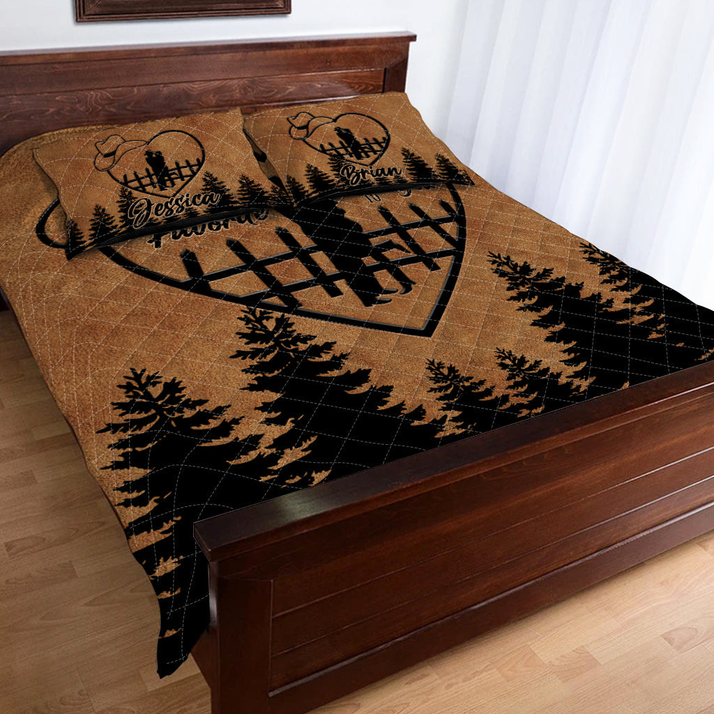 À tes côtés - Ensemble de courtepointe personnalisé pour fille de campagne