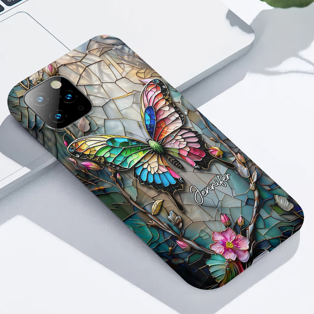 Love Butterflies - Personalized Butterfly Full Print Phone Case