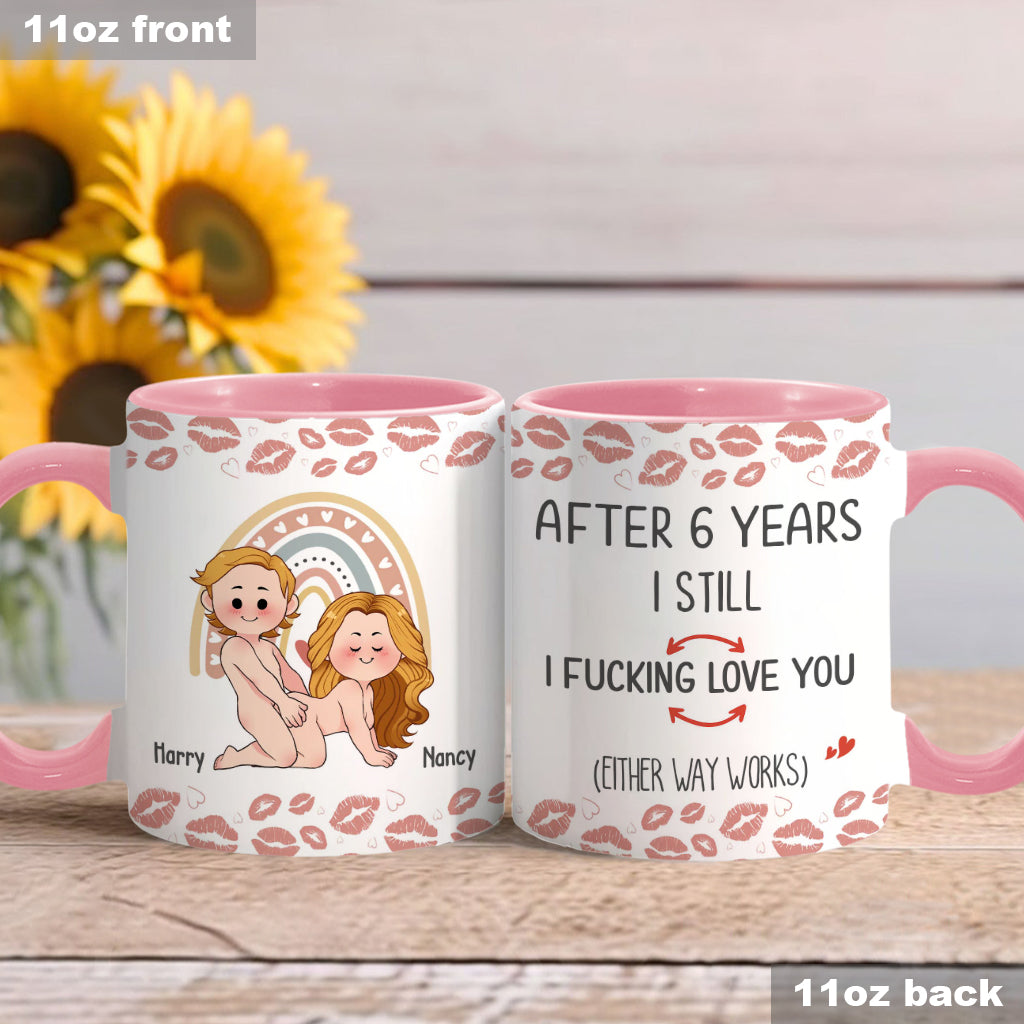 After Years Still Love You - Personalized Couple Accent Mug