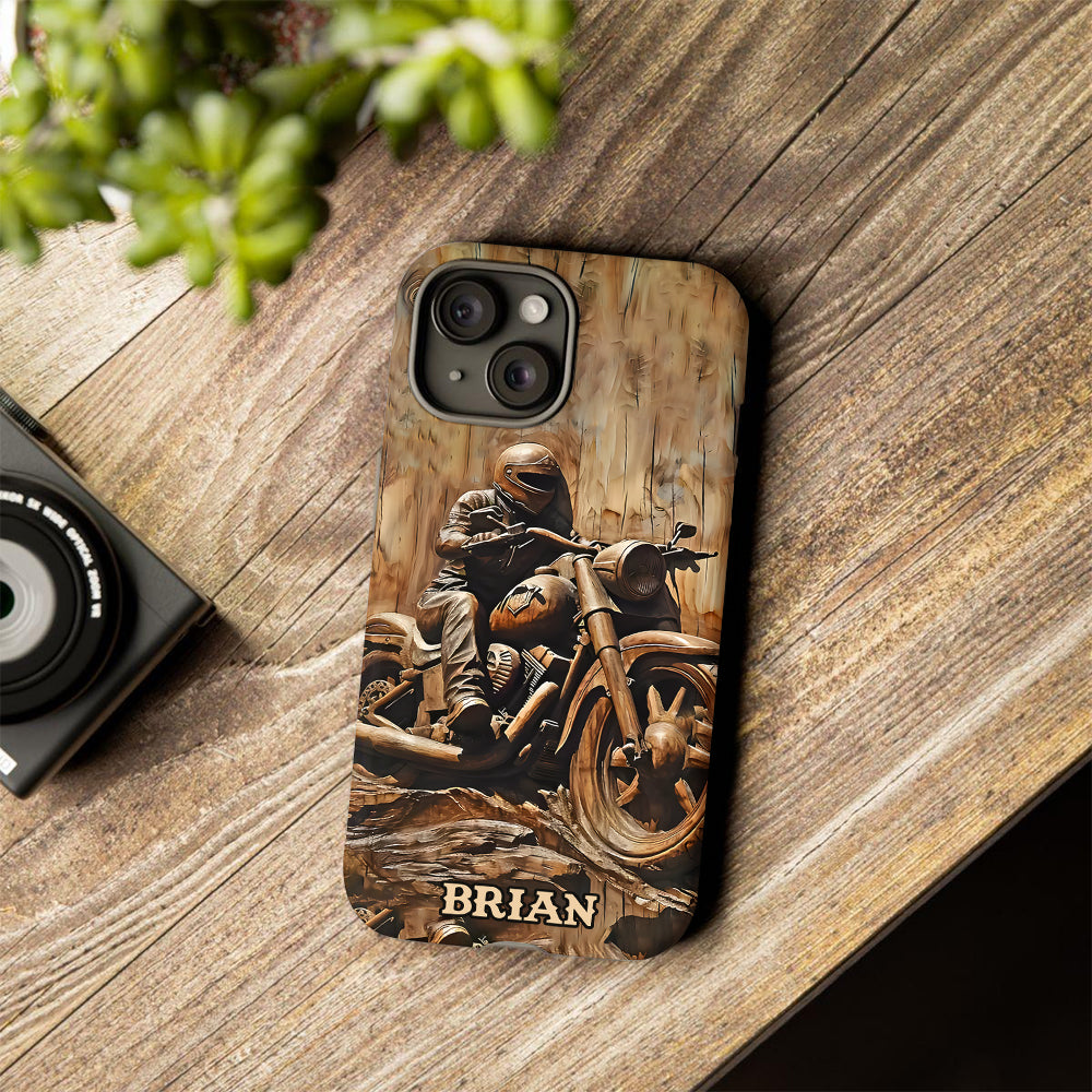 Biker - Personalized Biker Full Print Phone Case