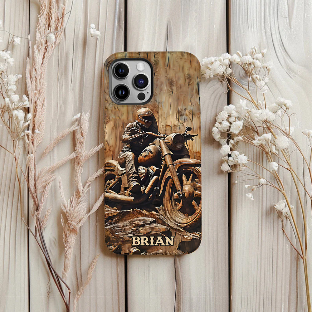 Biker - Personalized Biker Full Print Phone Case