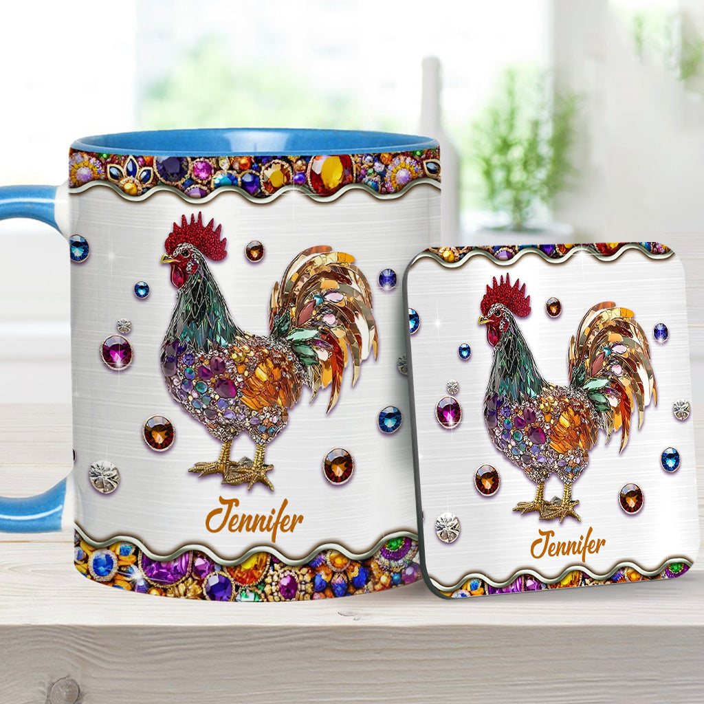 Sparker Rooster - Personalized Chicken Accent Mug