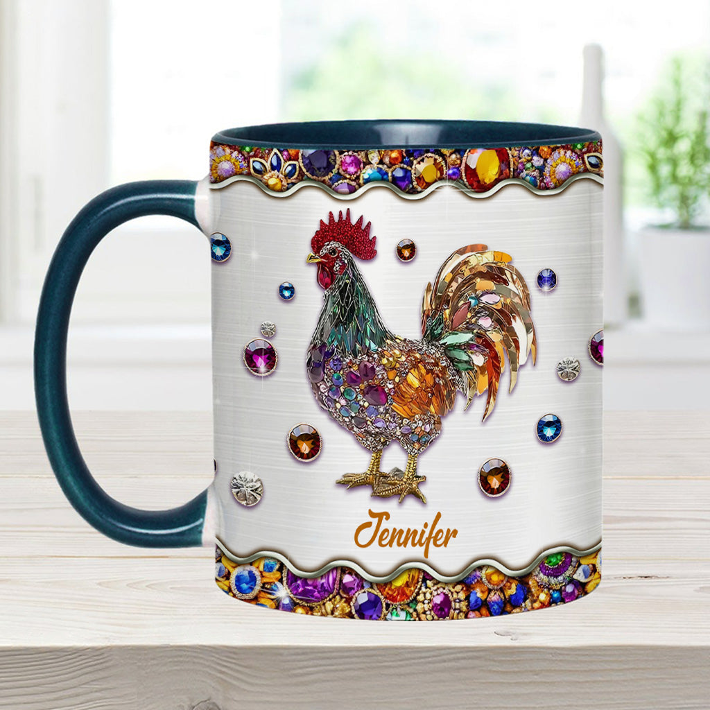 Sparker Rooster - Personalized Chicken Accent Mug