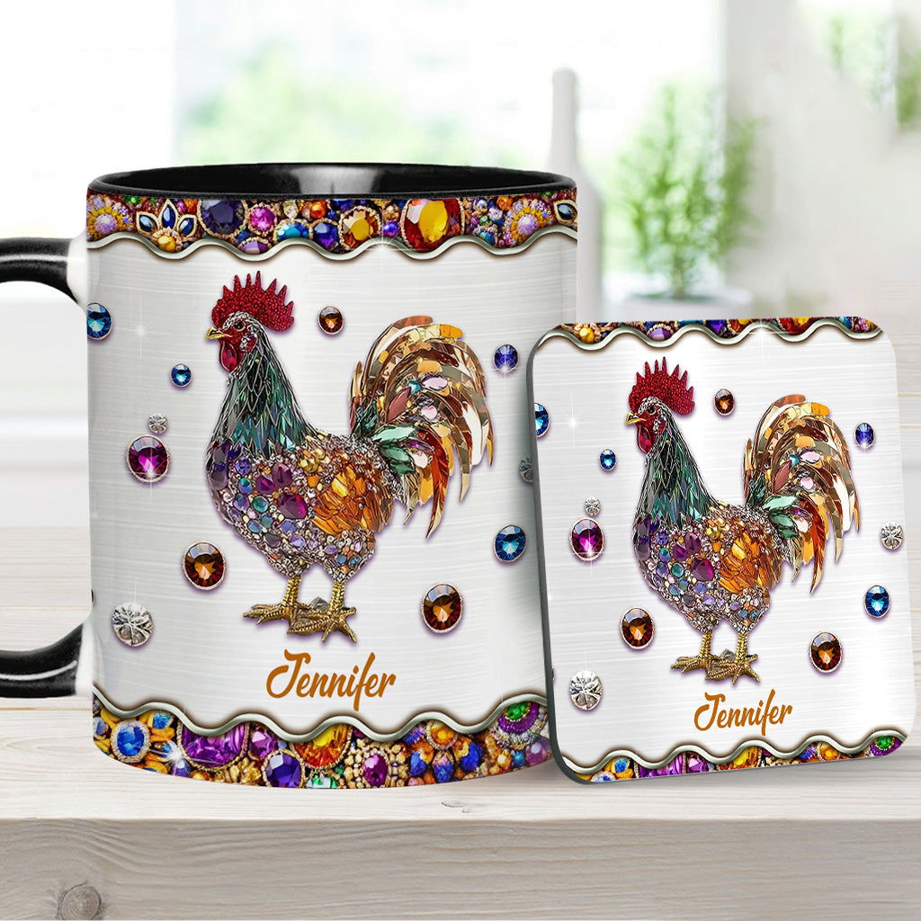 Sparker Rooster - Personalized Chicken Accent Mug
