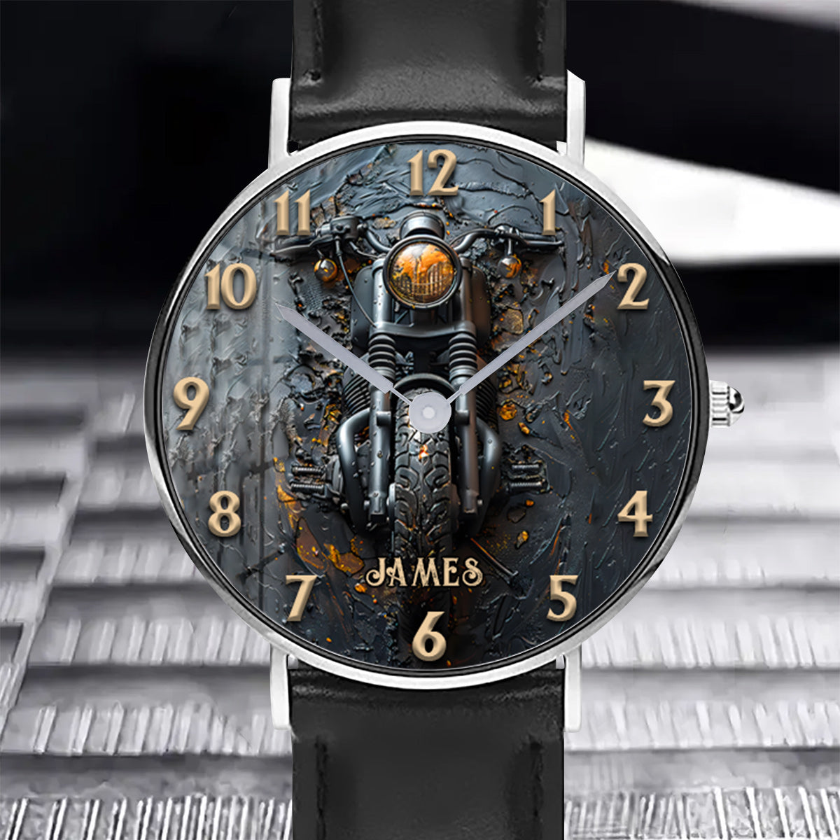 Montre de motard personnalisée Ride All Times