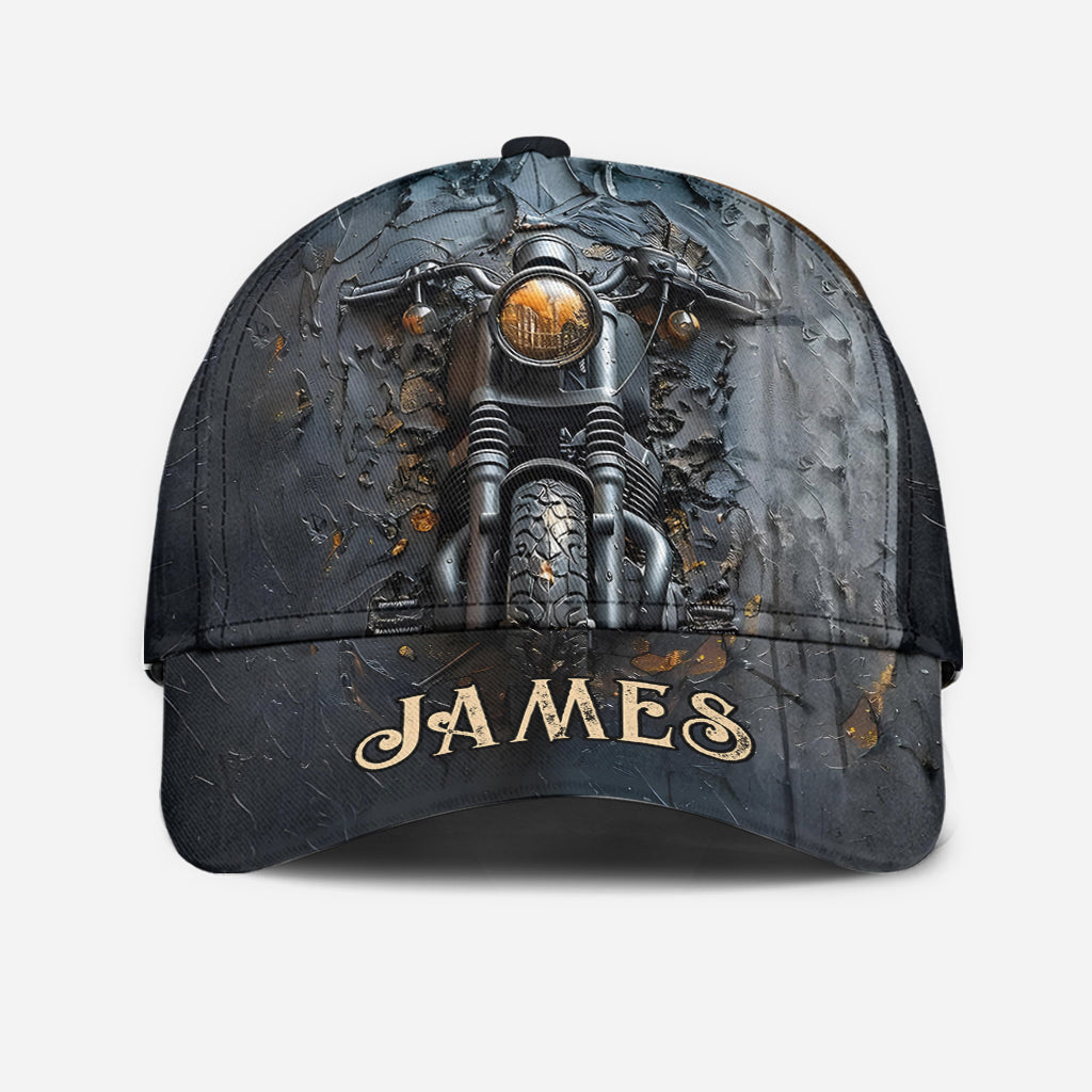 Never Underestimate An Old Man With A Motorcycle - Personalized Biker Classic Cap
