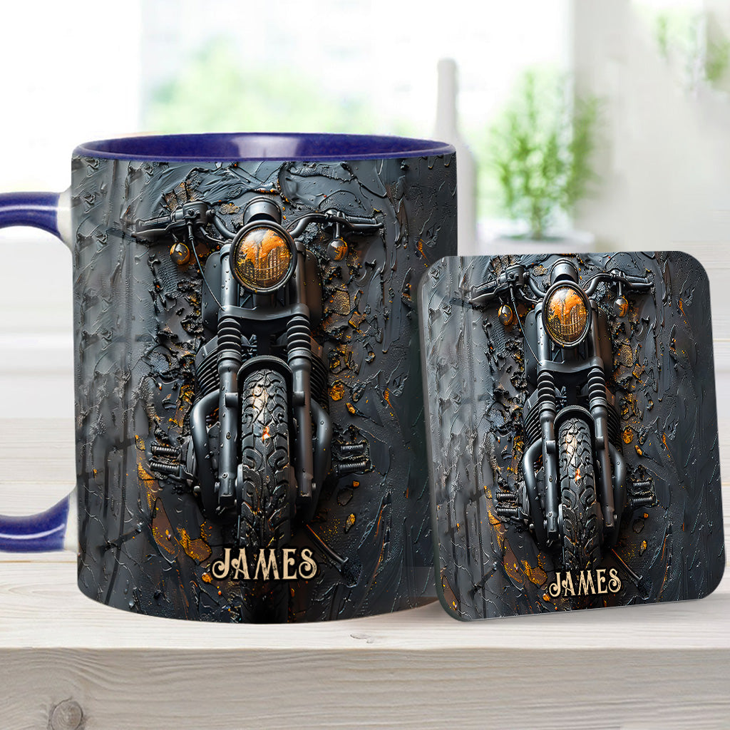 Ne sous-estimez jamais un vieux motard ! – Mug personnalisé pour motard