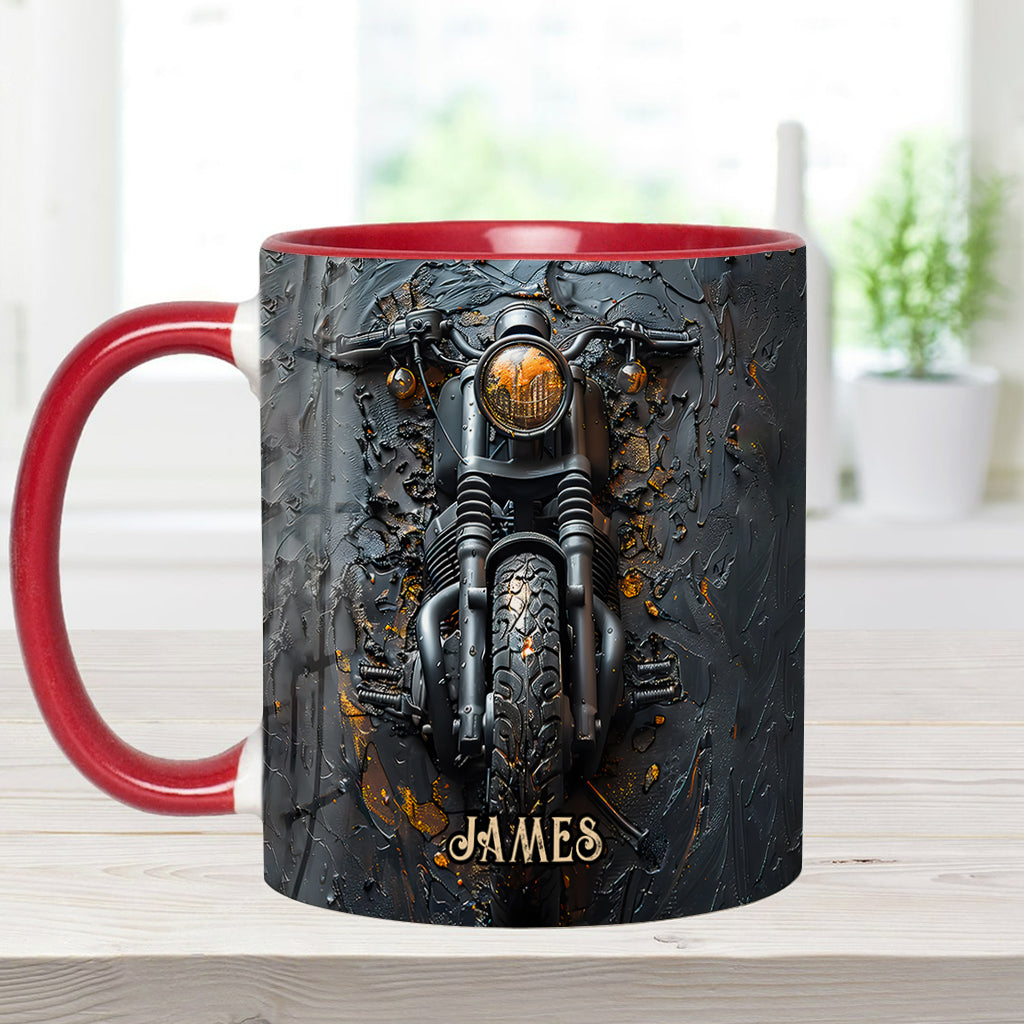 Ne sous-estimez jamais un vieux motard ! – Mug personnalisé pour motard