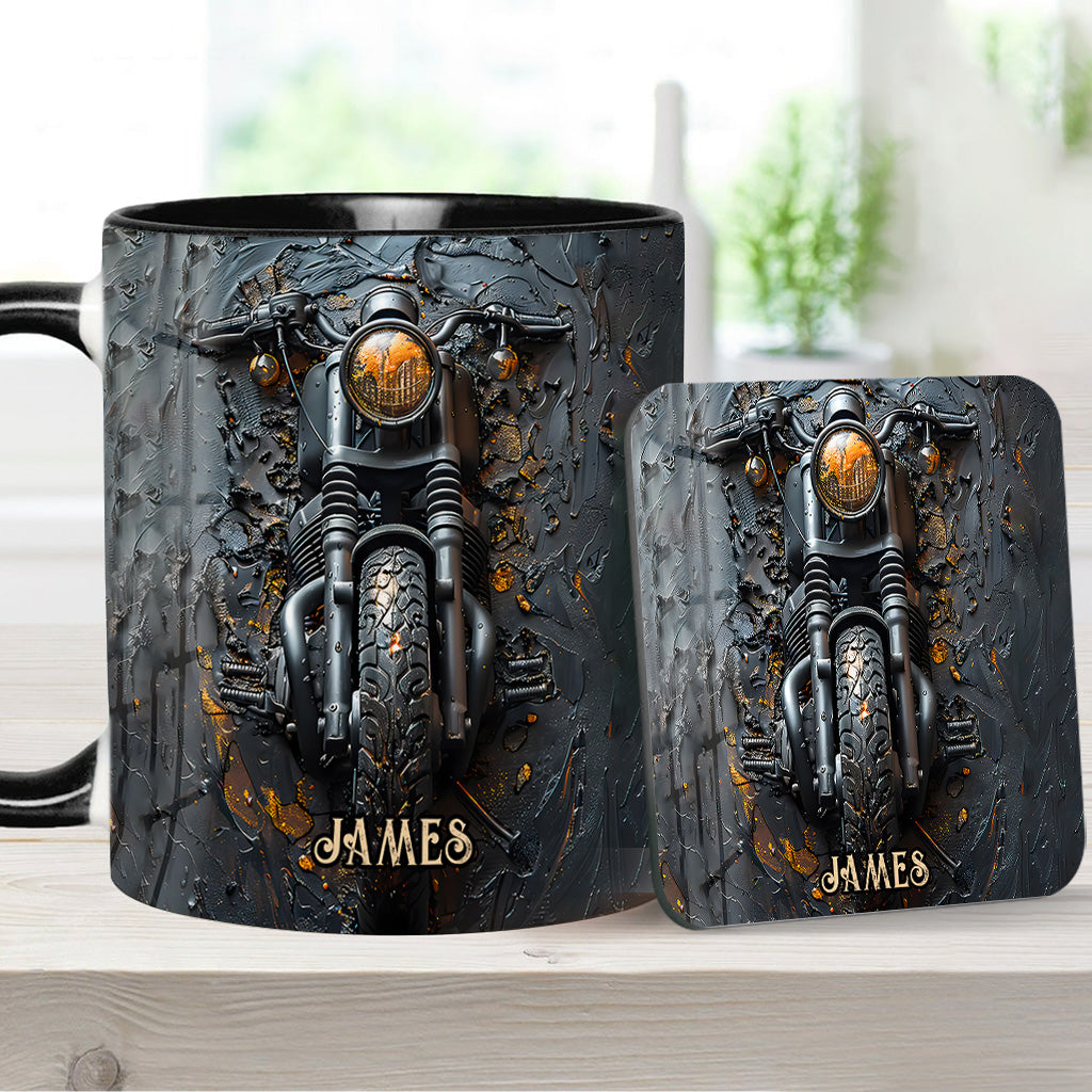Ne sous-estimez jamais un vieux motard ! – Mug personnalisé pour motard