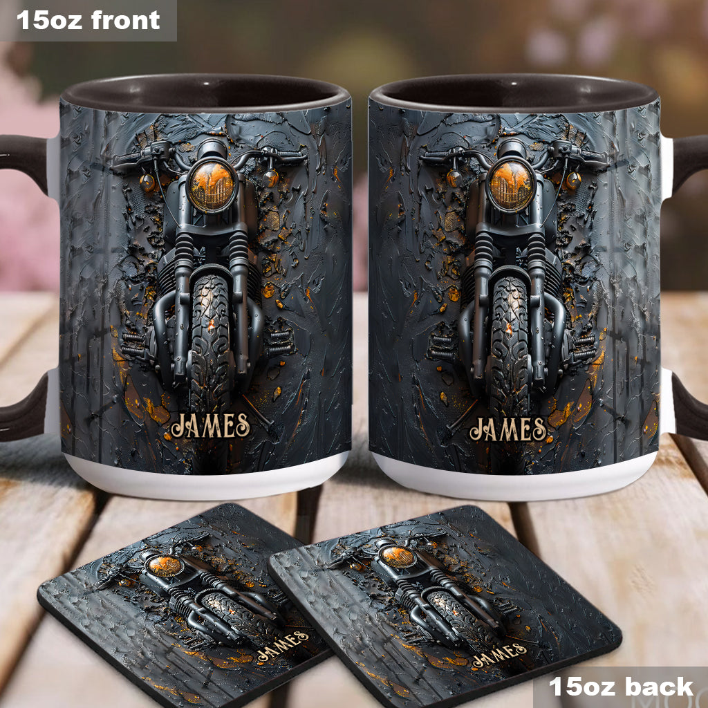 Ne sous-estimez jamais un vieux motard ! – Mug personnalisé pour motard