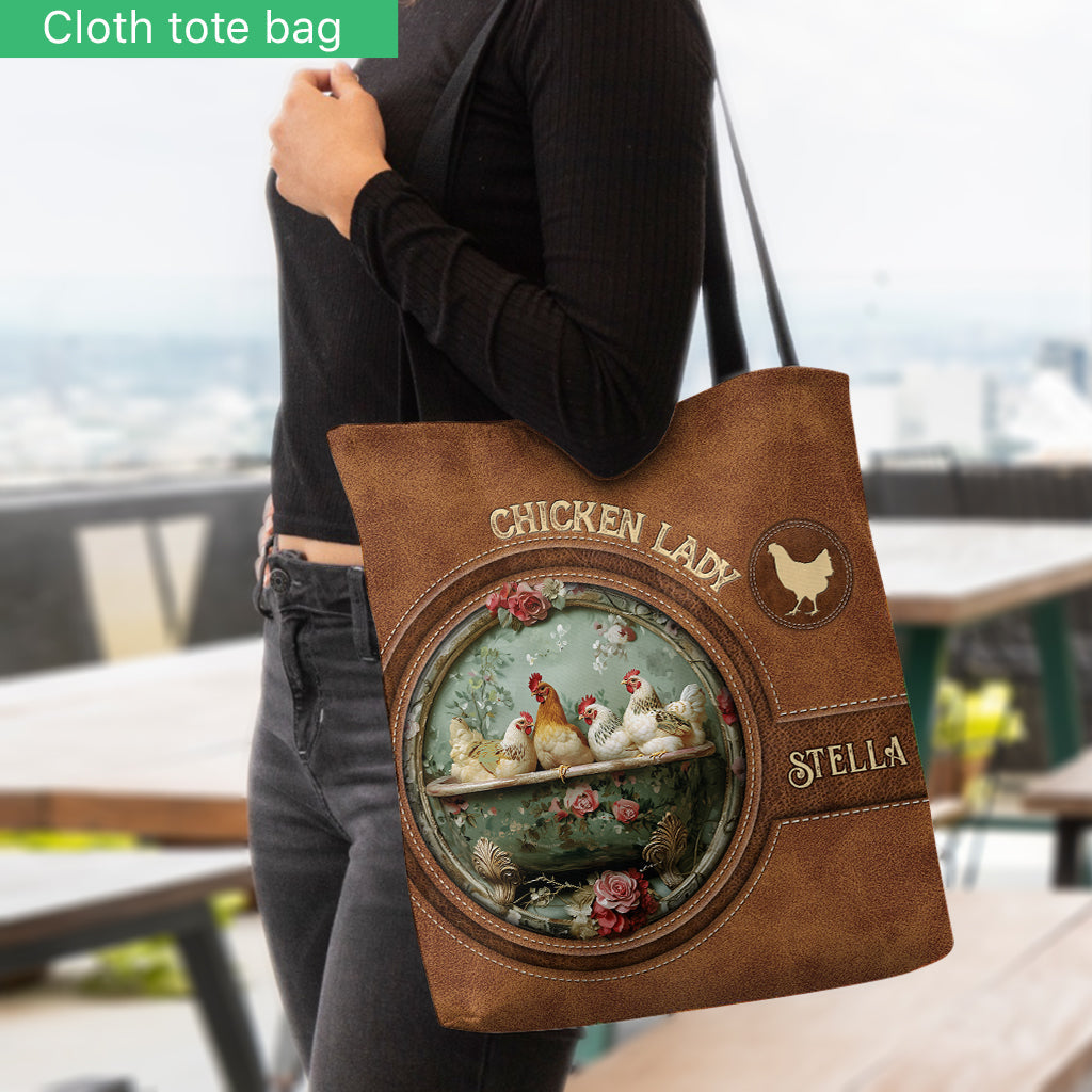 Sac fourre-tout personnalisé Chicken Lady - Chicken Lady