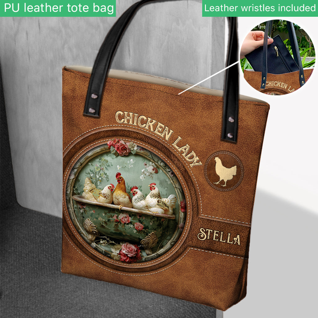 Sac fourre-tout personnalisé Chicken Lady - Chicken Lady