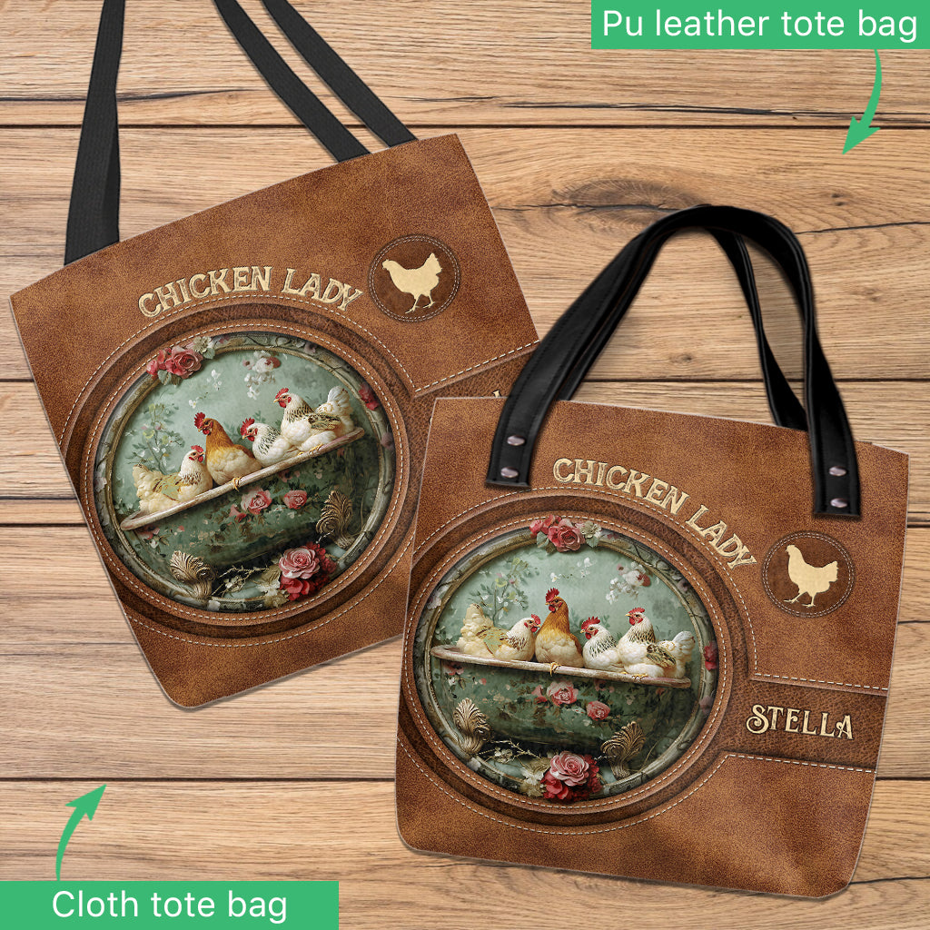 Sac fourre-tout personnalisé Chicken Lady - Chicken Lady