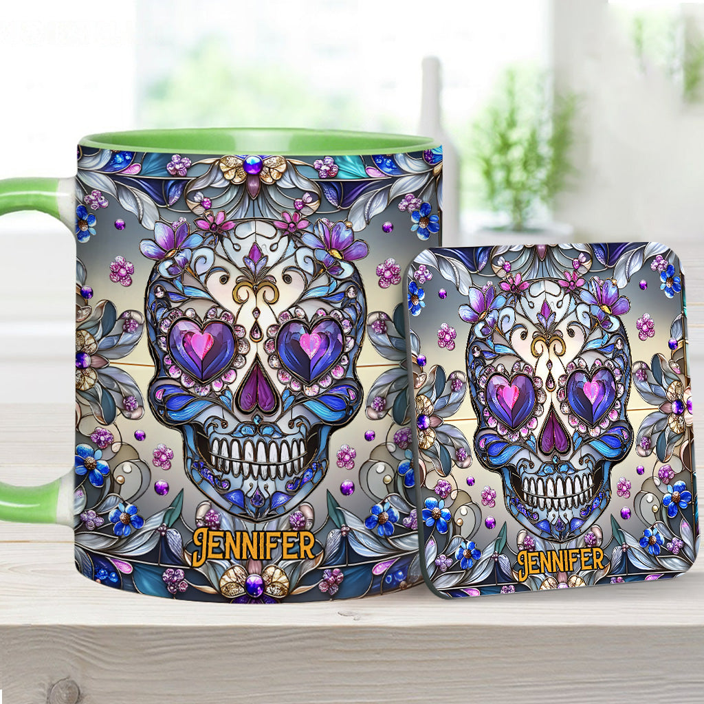 Mug personnalisé « Love Skulls »