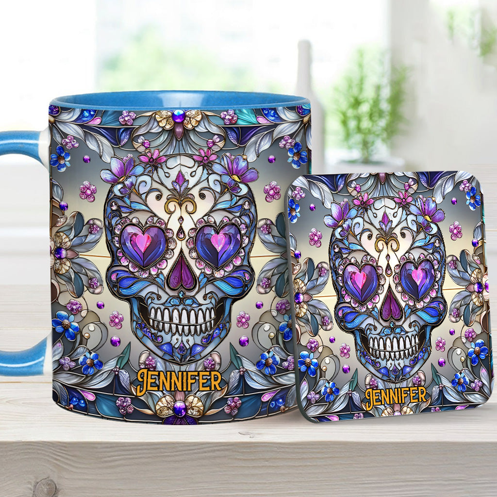 Mug personnalisé « Love Skulls »