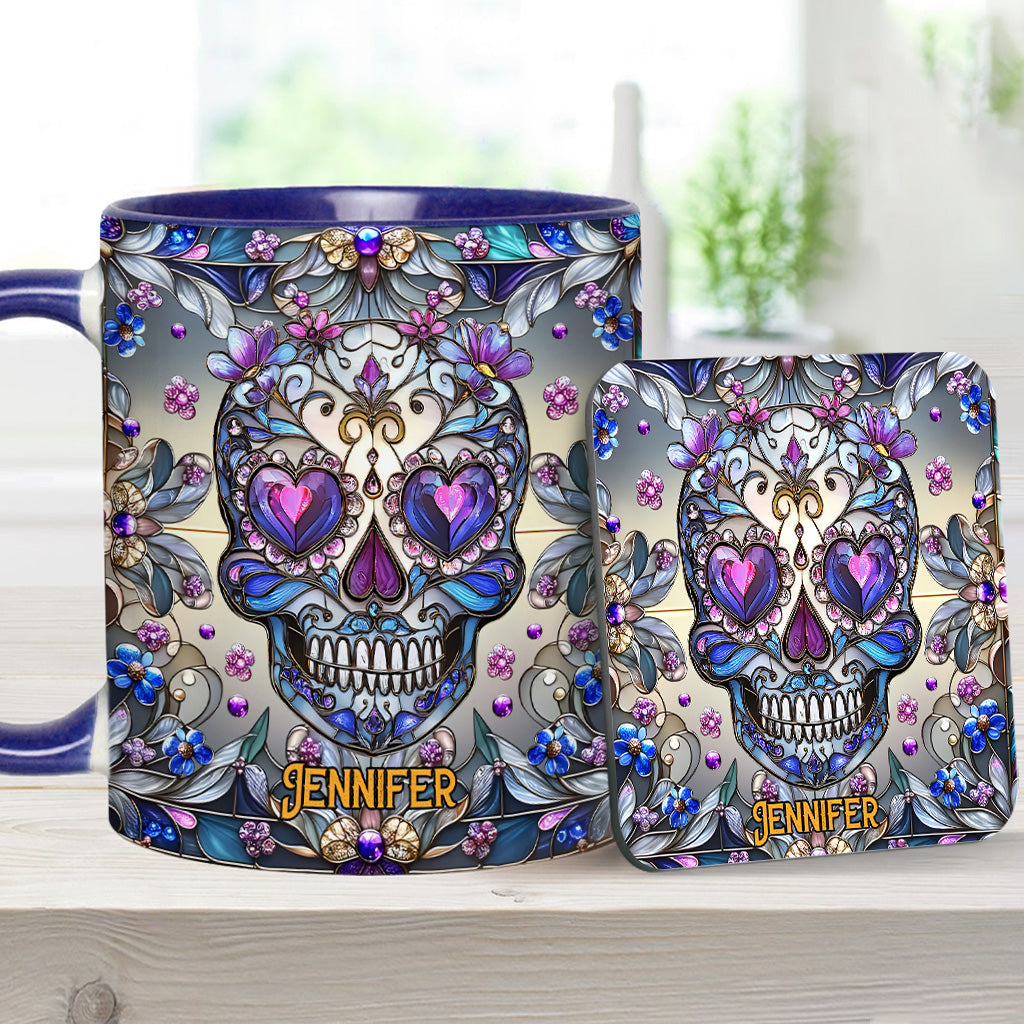 Mug personnalisé « Love Skulls »
