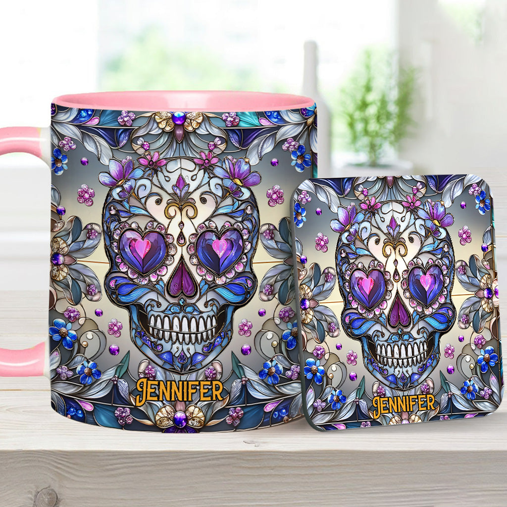 Mug personnalisé « Love Skulls »