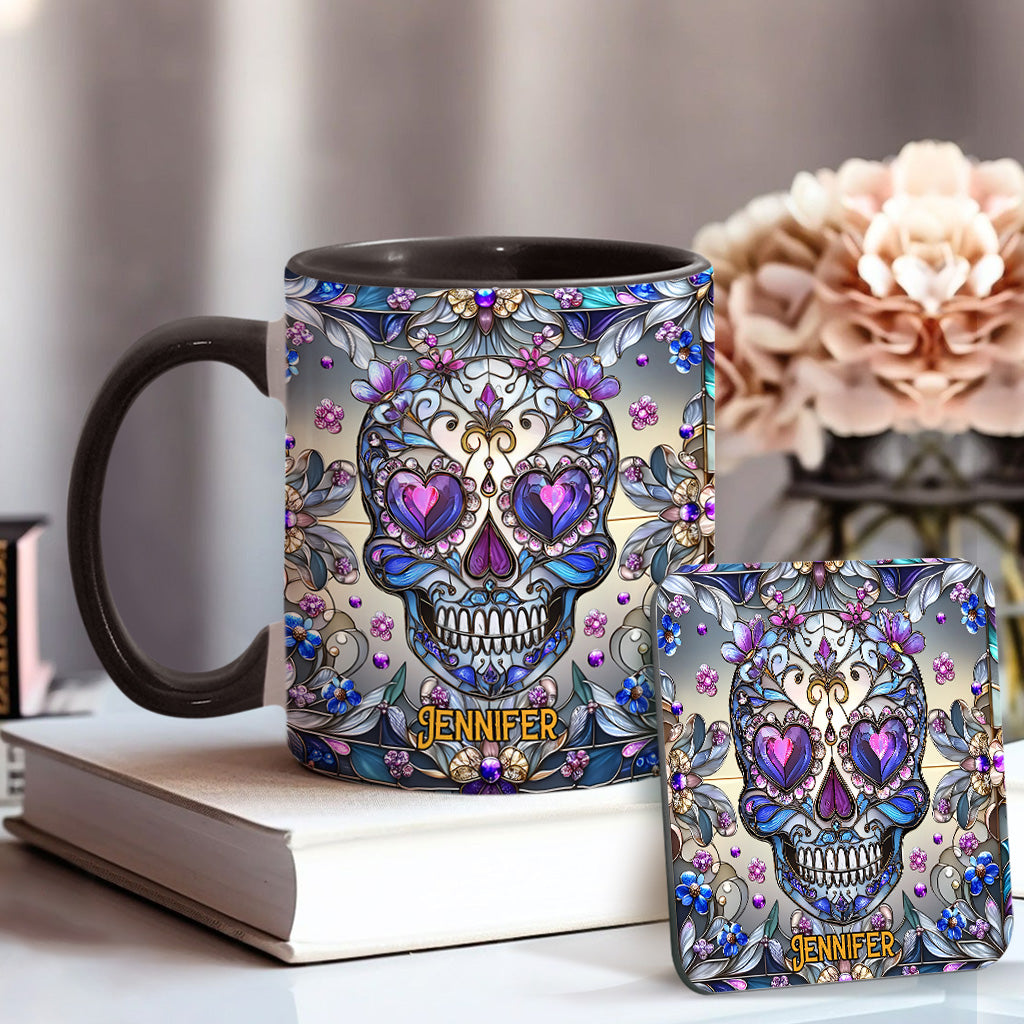 Mug personnalisé « Love Skulls »