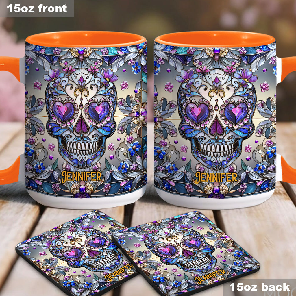 Mug personnalisé « Love Skulls »