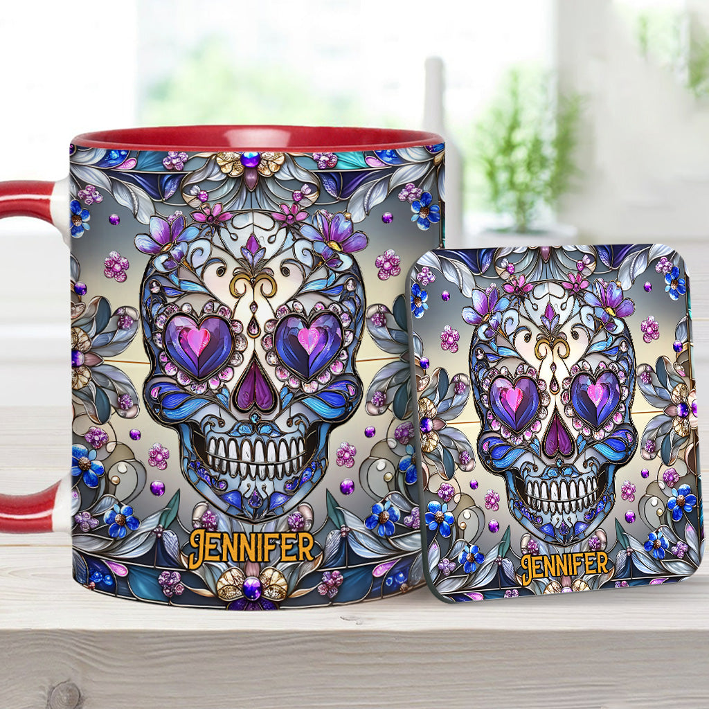 Mug personnalisé « Love Skulls »