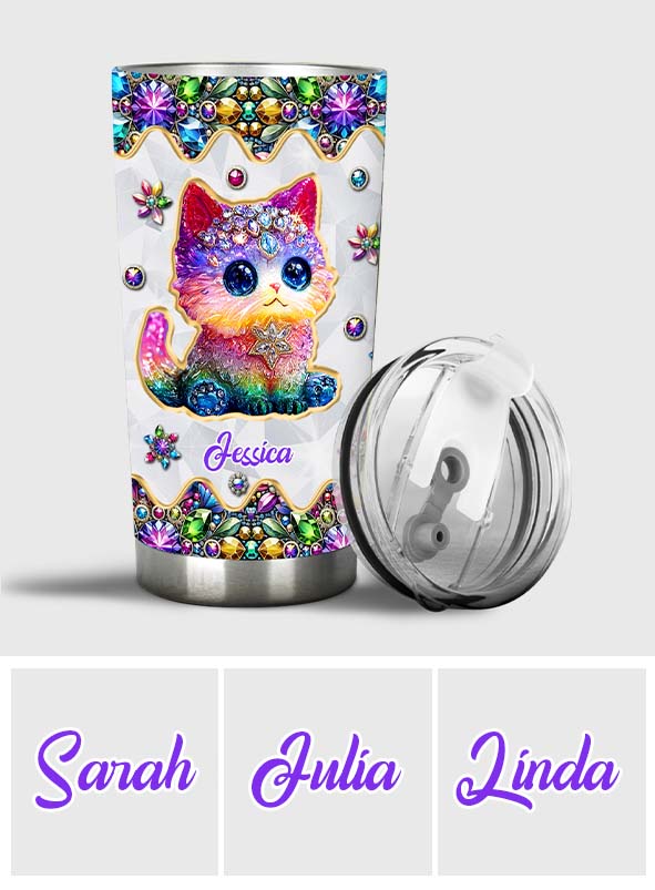 Beautiful Cat - Personalized Cat Tumbler