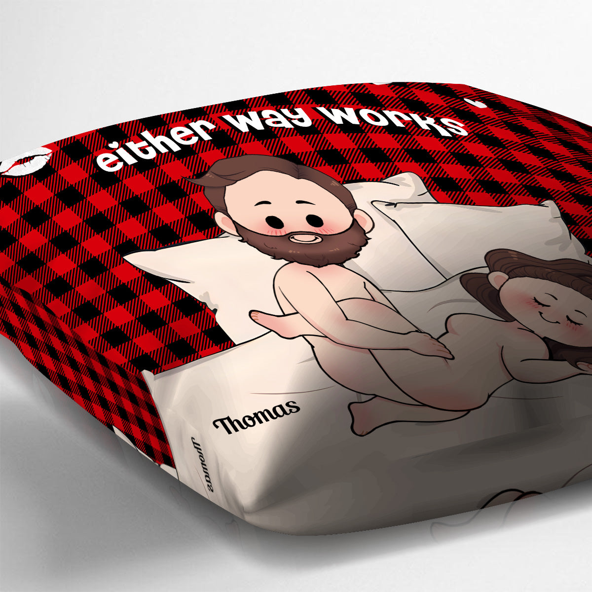 I Love You - Personalized Couple Throw Pillow